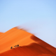 landscape, desert, nature, sand, wind wallpaper