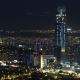 landscape, lights, Santiago de Chile, cityscape, night, skyscraper, metropolis , modern, urban, buil wallpaper