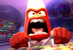 inside out, anger, cartoon, movies wallpaper